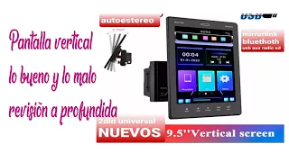 Autoestereo 9.5 Touch Desmontable