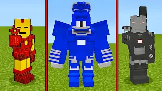 ОБНОВЛЕНИЕ МОДА ЖЕЛЕЗНЫЙ ЧЕЛОВЕК в МАЙНКРАФТ Iron Man Minecraft