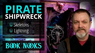 Book Nook DIY - Pirates of the Caribbean #booknook #piratesofthecaribbean