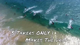Bodyboarding Over The Falls 101- Sandys Beach DRONE ONLY