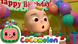 Happy Birthday Song - CoComelon Nursery Rhymes & Kids Songs - Wheels On The Bus Dance Party