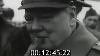 Ялтинская конференция - 4-11 февраля 1945 года -- Кинохроника