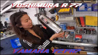 2022 Yamaha YZF-R7 Yoshimura R77 installation & sound clip