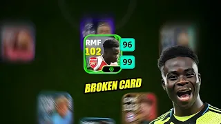 102 Rated saka First Impressions😈✨|efootball24mobile