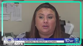 Recruiters 'getting creative' to fill teacher vacancies across Tampa Bay