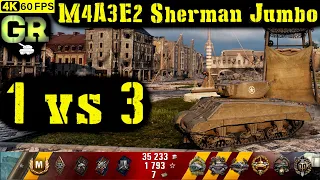 World of Tanks M4A3E2 Sherman Jumbo Replay - 8 Kills 3.2K DMG(Patch 1.4.0)