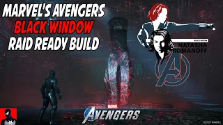 Marvel's Avengers - Raid Ready Build for Black Widow - (Brutal) 170 Power Custom Harm Room Testing