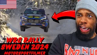 American First Time Watching | WRC Rally Sweden 2024