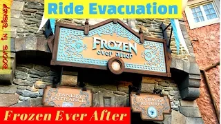 Getting Stuck On & Evacuated Off "Frozen Ever After" | Disney EPCOT