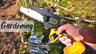 Tingmengte Mini 6-inch Chainsaw Review, Perfect for Gardening New Huing Saker Vtek