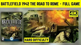 BATTLEFIELD 1942: THE ROAD TO ROME - WALKTRHOUGH - HARD DIFFICULTY - 4K