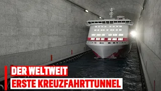 Norwegen revolutioniert die Seefahrt: Der erste und größte Schiffstunnel der Welt!