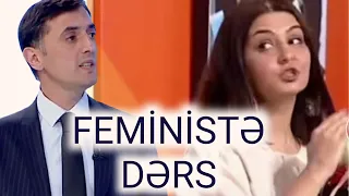 Tural Abbaslı feminist Aysel Əlizadəni  pərt etdi !