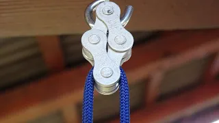 DIY Pulley - Bike/Motorcycle Chain Mini Pulley System