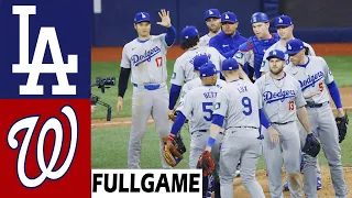 Los Angeles Dodgers vs. Washington Nationals Full Game Highlights, Apr 22 2024 | MLB Season 2024