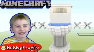 Minecraft Creative World Toilet Build by HobbyFrogTV