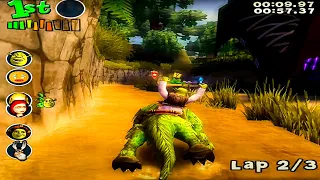 Shrek Smash n' Crash Racing - PS2 Gameplay (PCSX2)