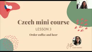 Czech mini course: Lesson 3 | Learn to order beer 🍺 and coffee ☕ in simple Czech