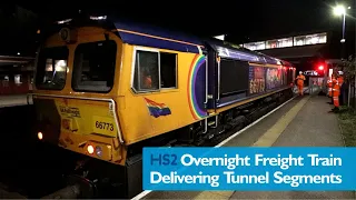 The Overnight Freight Train / Delivering HS2 Tunnel Segments