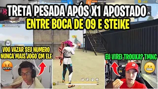 TRETA PESADA! BOCA DE 09 E STEIKE DISCUTEM FEIO APÓS X1 APOSTADO - STEIKE RECUSOU PAGAR O BOCA?!