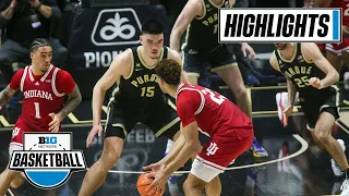 Indiana at Purdue | Highlights | Big Ten Men's Basketball | Feb. 25, 2023