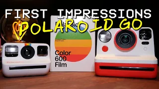 first impressions of the Polaroid Go (also some Polaroid 600 round frame stuff too)