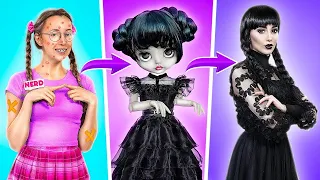 De Bonecas Nerds a Populares! Como se Tornar Wandinha e Barbie