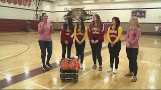 Iowa School for the Deaf's cheerleading team wins 1st competition