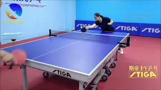 How to chop block in table tennis | Ma Long's version