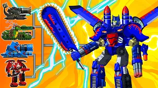 Transformers Tank : Optimus Prime Saw Blade VS Robot Choo Choo Charles  | Arena Tank Cartoon