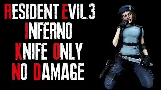 Resident Evil 3 Remake - Knife Only, No Damage (Inferno)