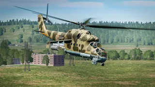 Digital Combat Simulator  Mi-24P Hind first landing