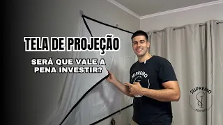 TELA DE PROJEÇÃO, VALE A PENA? SIM OU NÃO?!