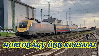 Hortobágy Ec ÖBB kocsival kiegészülve / Hortobágy Eurocity with ÖBB passenger car