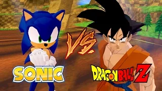 Sonic vs Goku | Sonic Meets Dragon Ball Z | DBZ Tenkaichi 3 (MOD)