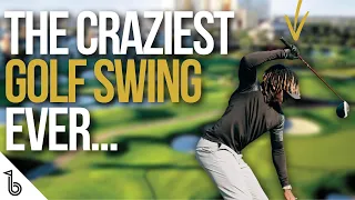 Is This the Craziest Golf Swing Ever? | Kyle Berkshire Speed Training Snappy Gimore