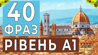 40 легких фраз РІВЕНЬ А1 фрази на італійській. Італійська мова для початківців #італійська #італія