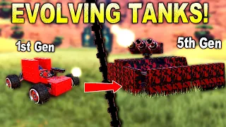 We Evolved Tanks With The New Cannon Damage Update! - Trailmakers Multiplayer