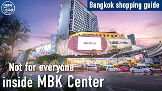 MBK shopping mall in Bangkok, uniqe shopping  mall for most of the people!!