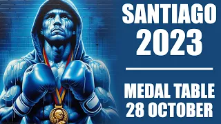 2023 Pan American Games | Medal Table | 28 October (Day 8) Santiago #santiago2023