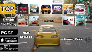 TOP Realistic Racing Games | SUPRA MK4 Sound Test | Android/iOS/PC | Best Car Racing Games of 2023