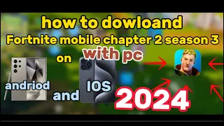 HOW TO DOWLOAND FORTNITE ON IOS & ANDRIOD IN 2024 EVEN IF YOU HAVEN’T INSTALLED IT BEFORE |TUTORIAL|