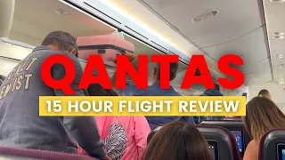 15 Hours QANTAS Flight | International Economy Class Review | Long Haul Qantas Airways Tip Report