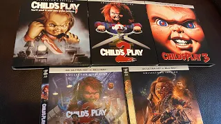 CHILD’S PLAY 1-3 4K UHD From SCREAM FACTORY Collector’s Edition