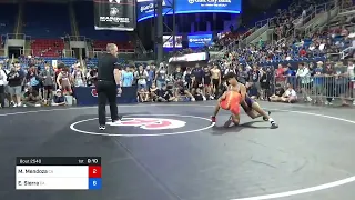 113 Lbs Semifinal - Moses Mendoza, California Vs Edwin Sierra, California 9086