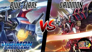 Blue Flare VS Gaiomon | Digimon TCG Gameplay (EX4)