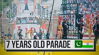 7 Year’s Old | Attari Wagah Border Beating Retreat Ceremony with Unbelievable Actions