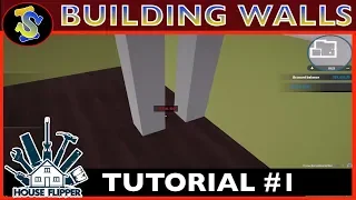 House Flipper Tutorial | How to Build Walls | #TipsTricks #HouseFlipperTutorials