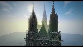 La Cathédrale idéale dans Minecraft !