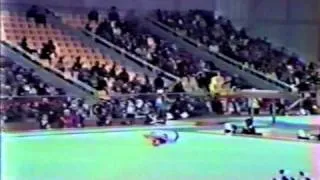 1st TC URS Olga Bicherova FX   1981 World Gymnastics Championships 9 80